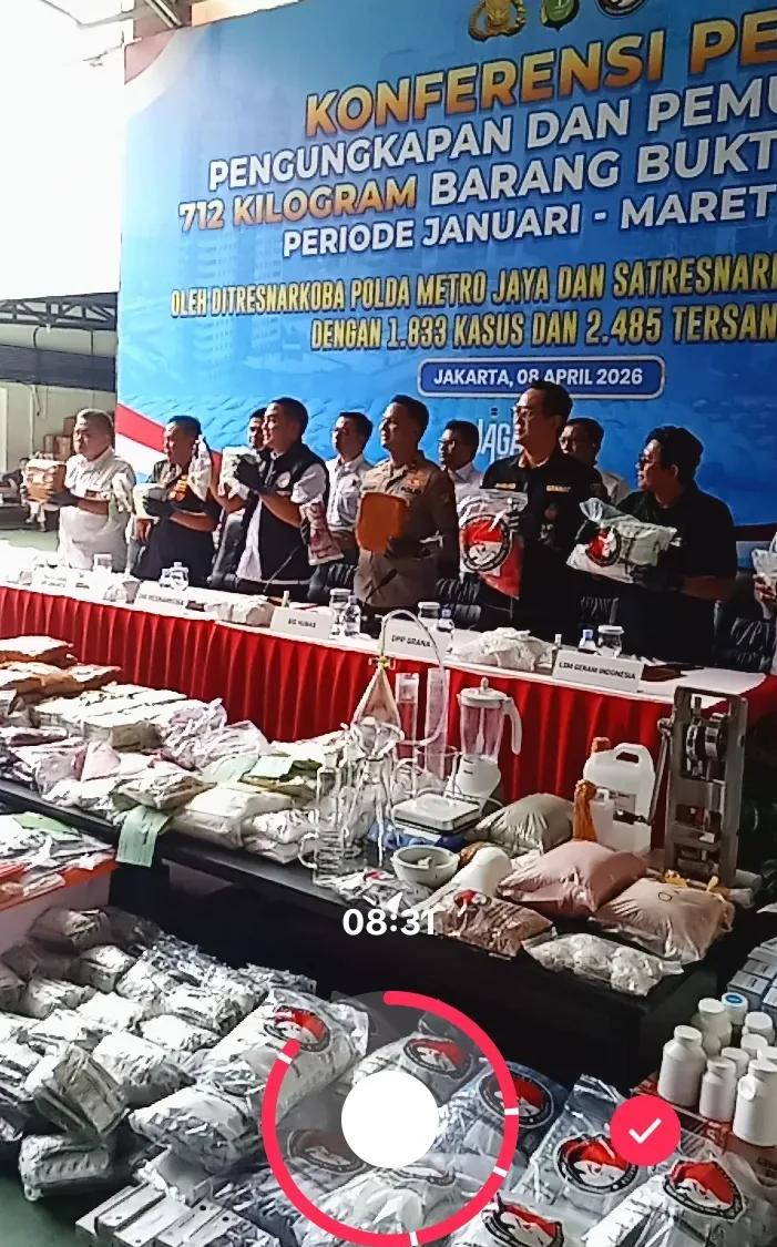 Polda Metro Jaya Musnahkan 112 Kg Narkoba, Selamatkan 5,1 Juta Jiwa